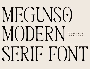 Megunso font