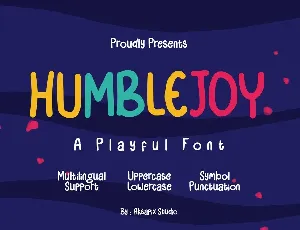 HUMBLEJOY font