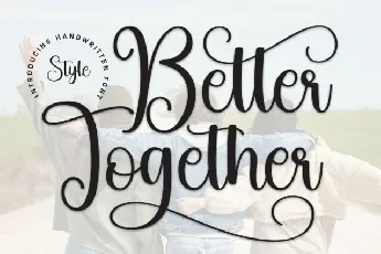 Better Together Calligraphy font