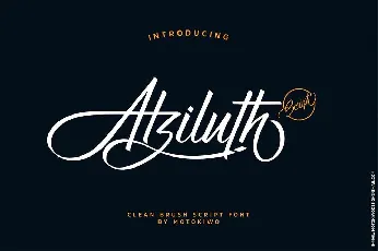 Atziluth Script Free Download font