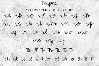 Naiyana Demo font