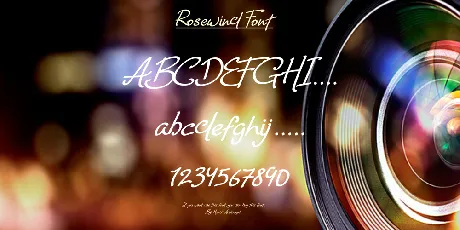 Rosewind font