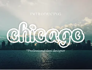 Chicago Script font