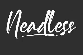 Neadless Script font