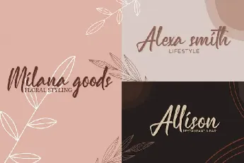 Neadless Script font