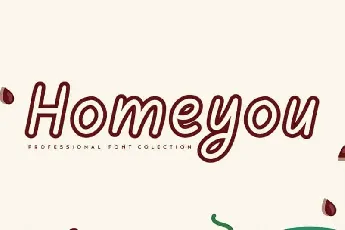 Homeyou Display font