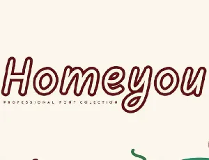 Homeyou Display font