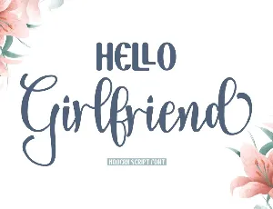 Hello Girlfriend font