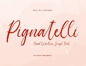 Pignatelli font