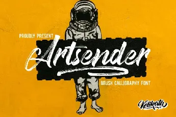 Artsender Brush font