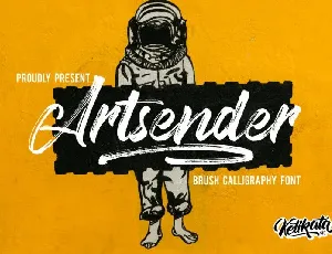 Artsender Brush font