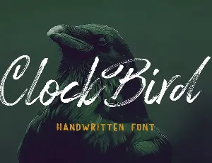 Clock font