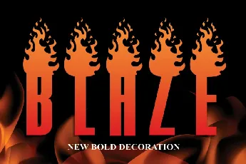 Blaze Display font