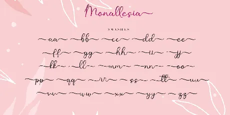 Monallesia Script font