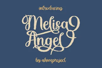 Melisa Angel font