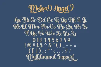 Melisa Angel font