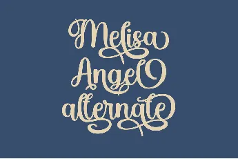 Melisa Angel font