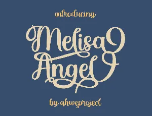 Melisa Angel font