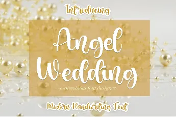 Angel Wedding font