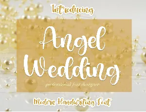 Angel Wedding font