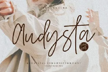 Audysta Script font