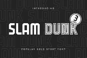 Slam Dunk font