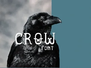 Crow Display font