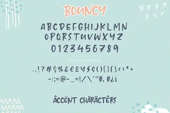 BOUNCY font