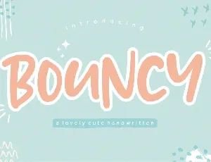 BOUNCY font