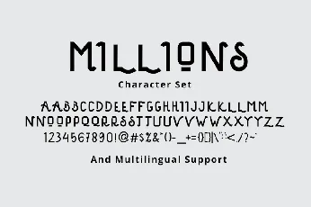 Millions font