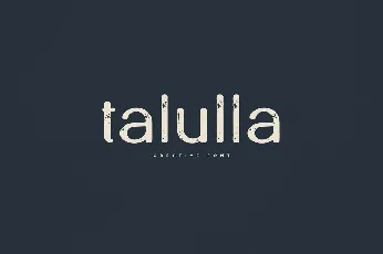 Talulla font