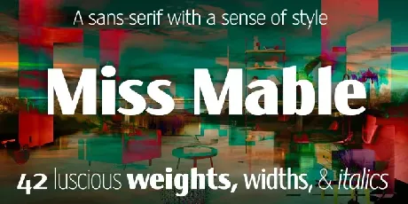 Miss Mable Family font