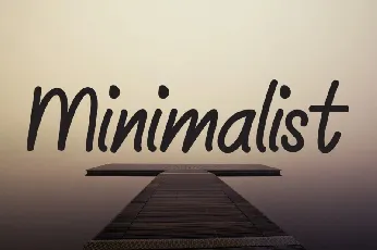 Minimalist House font