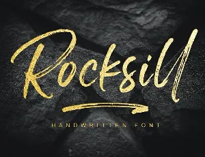 Rocksill font