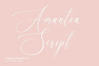 Amantea Script font