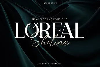 Loreal Shilone font