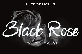 Black Rose font