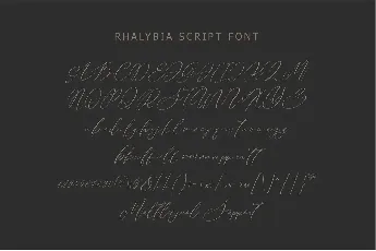 Rhalybia font