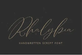 Rhalybia font