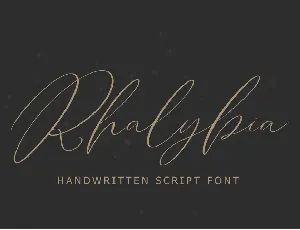 Rhalybia font