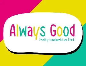 Always Good font