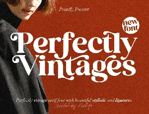 Perfectly Vintages font