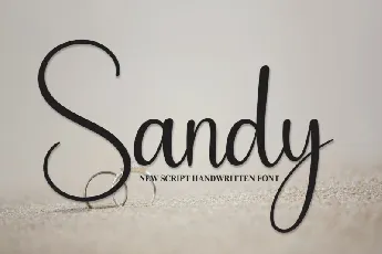 Sandy Script font