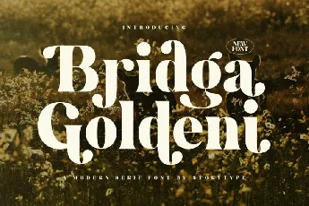 Bridga Goldeni font