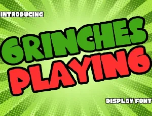 Grinches Playing font