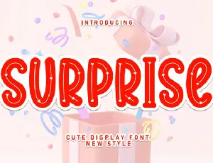 Surprise Display font