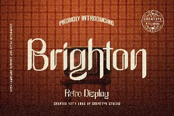 Brighton font