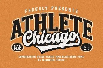 Chicago Athletic font