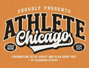 Chicago Athletic font