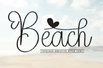 Beach Script font